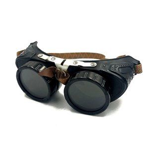 Antique Sellstrom Goggles Safety Glasses Vtg Old Rockabilly Dieselpunk Steampunk